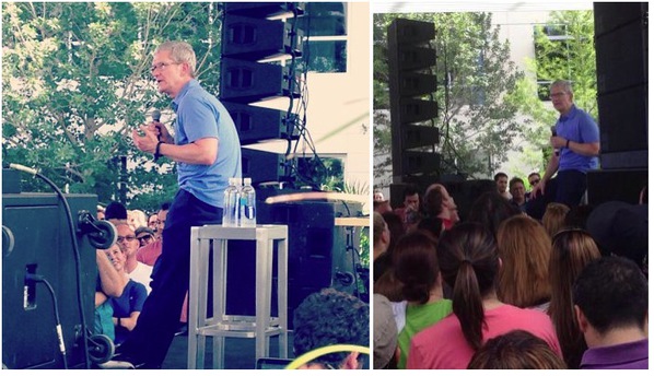 Tim Cook campus Austin