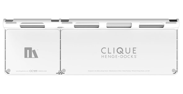 Dock Clique, soporte para teclado y trackpad Mac